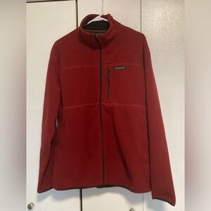 Men’s large fleece zip up fleece jacket